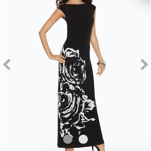 Chico's Black Label Exploded Floral Dress